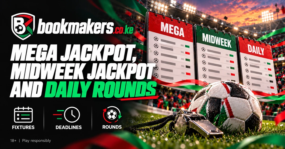 Mega Jackpot, Midweek Jackpot and daily jackpot rounds
