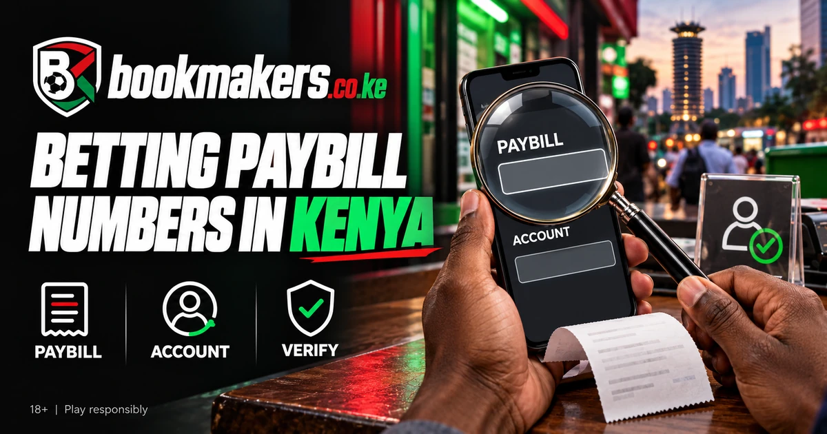 Betting paybill numbers in Kenya